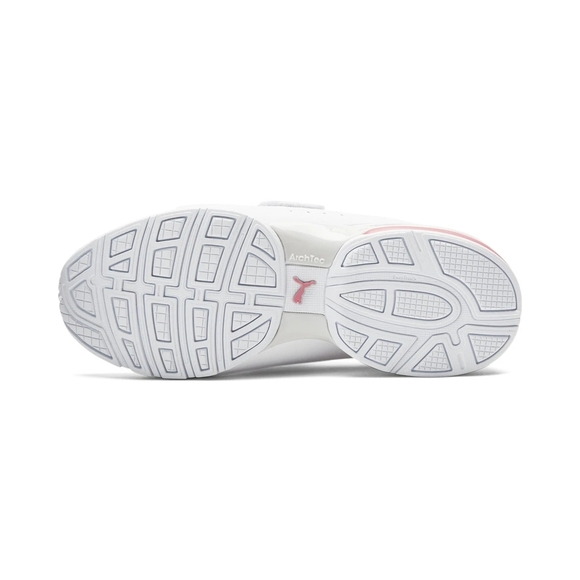PUMA girls White and Pink Sneakers - Picture 5 of 5